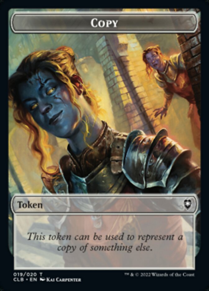 Emblema de Will Kenrith // Ficha de doble cara de copia [Commander Legends: Battle for Baldur's Gate Tokens]