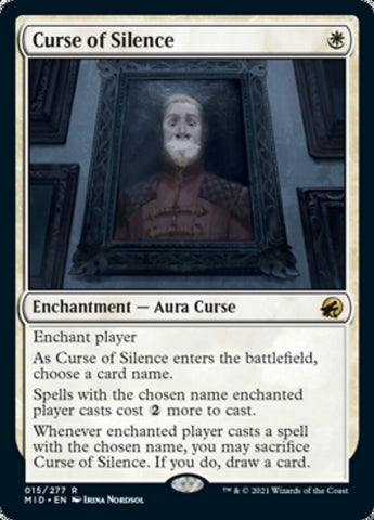 Maldición de silencio [Innistrad: Cacería de Medianoche]