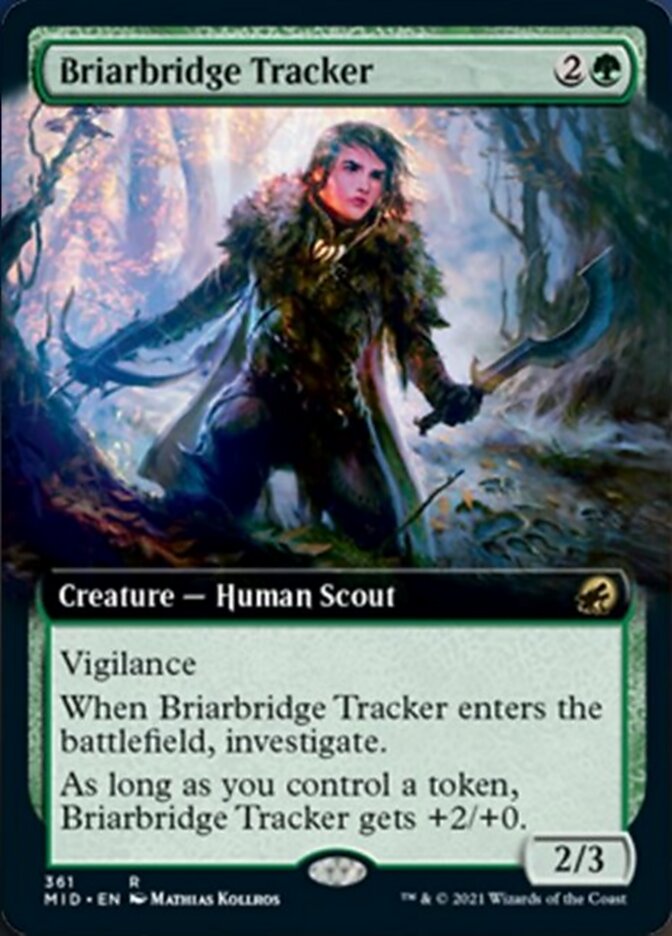 Traqueur de Briarbridge (Illustration étendue) [Innistrad: Chasse de minuit]