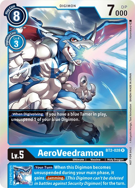 AeroVeedramon [BT2-028] (Batalla de Omni Prelanzamiento) [Promociones del Paquete de Mejora Especial de Lanzamiento]