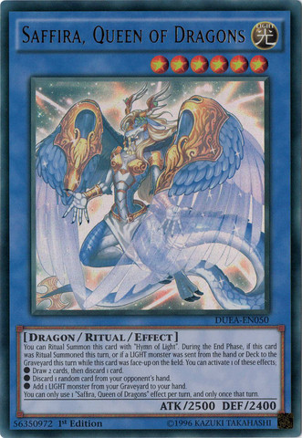 Saffira, Reina de los Dragones [DUEA-EN050] Ultra Rara
