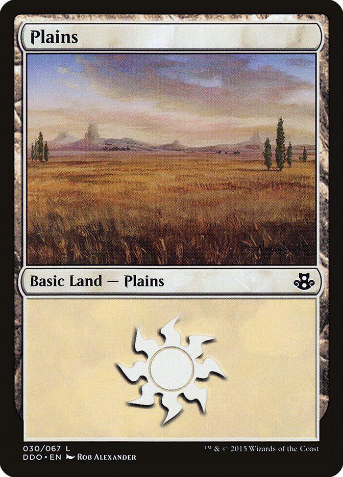 Plaine (30) [Duel Decks: Elspeth vs. Kiora]