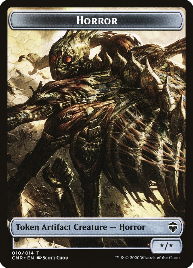 Horreur // Jeton double face Thrull [Jetons Commander Légendes]