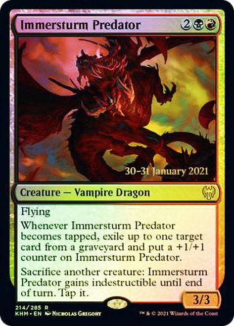 Prédateur d'Immersturm [Kaldheim Prerelease Promos]