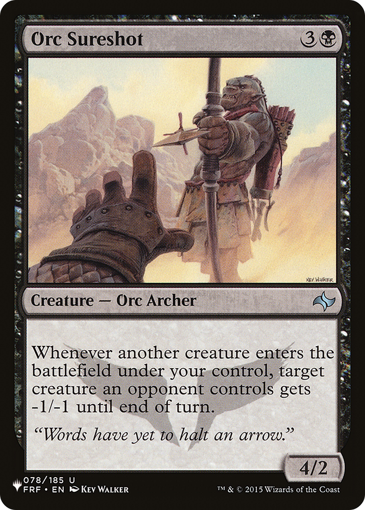 Orc Tireur d'élite [The List]