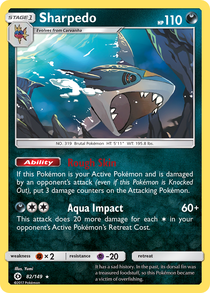 Sharpedo (82/149) [Soleil et Lune : Set de Base]