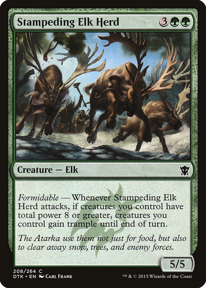 Troupeau d'élans en déroute [Dragons de Tarkir]
