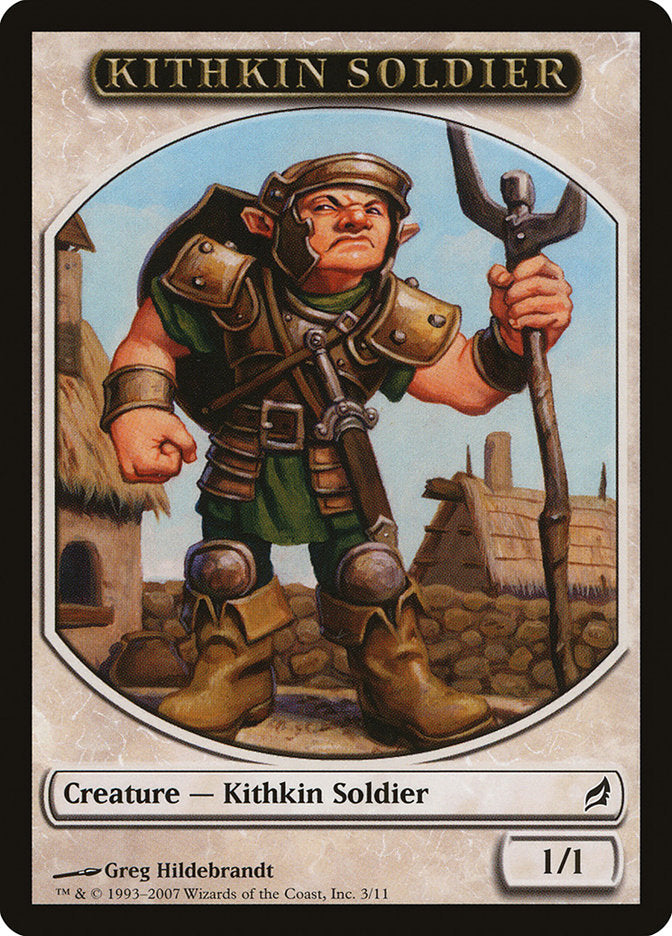 Jeton Soldat kithkin [Jetons Lorwyn]