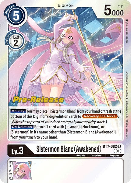 Sistermon Blanc (Despertada) [BT7-082] [Cartas de Pre-lanzamiento Next Adventure]