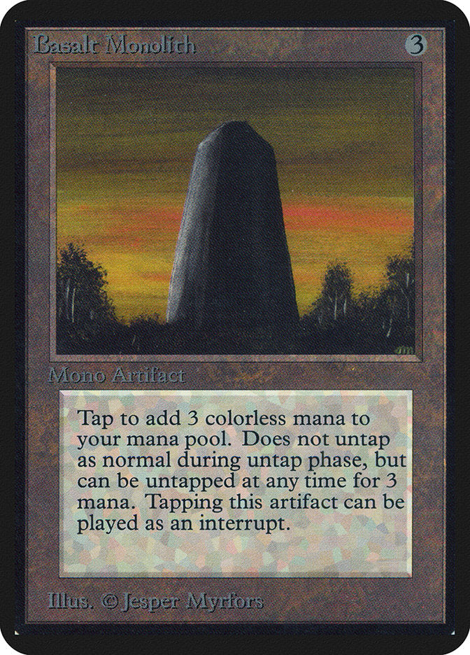 Monolithe de basalte [Édition Alpha]