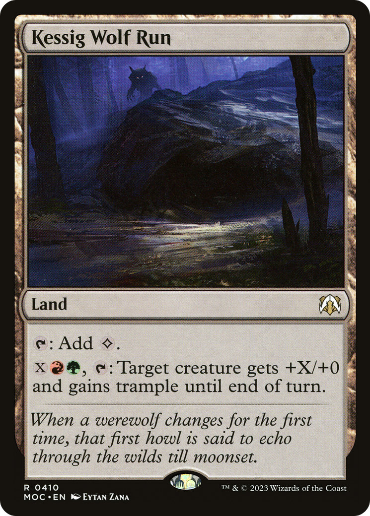Guarida del lobo de Kessig [Marcha de las máquinas Commander]
