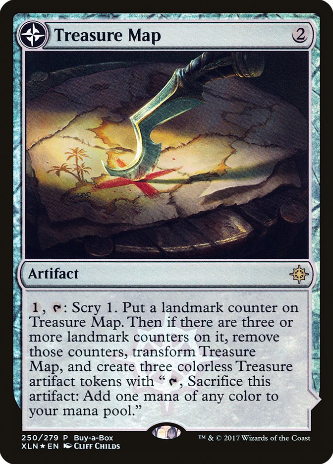 Carte au trésor // Crique au trésor (Boîte d'achat) [Coffre au trésor d'Ixalan]
