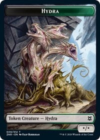 Hydre // Jeton double face Illusion [Jetons de Zendikar Rising]