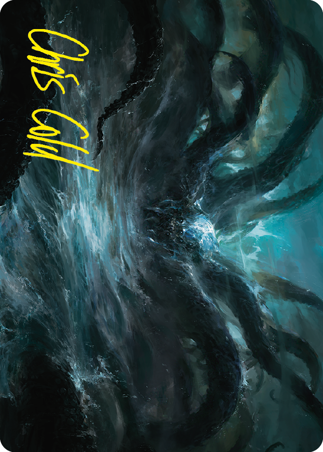 Carte artistique Le Guetteur des Eaux (Signature estampillée or) [Le Seigneur des Anneaux : Contes de la Terre du Milieu - Série artistique]