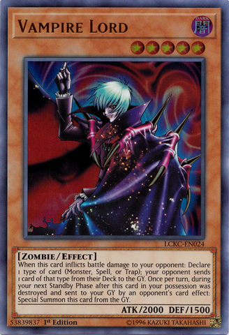 Vampire Lord [LCKC-EN024] Ultra Rara