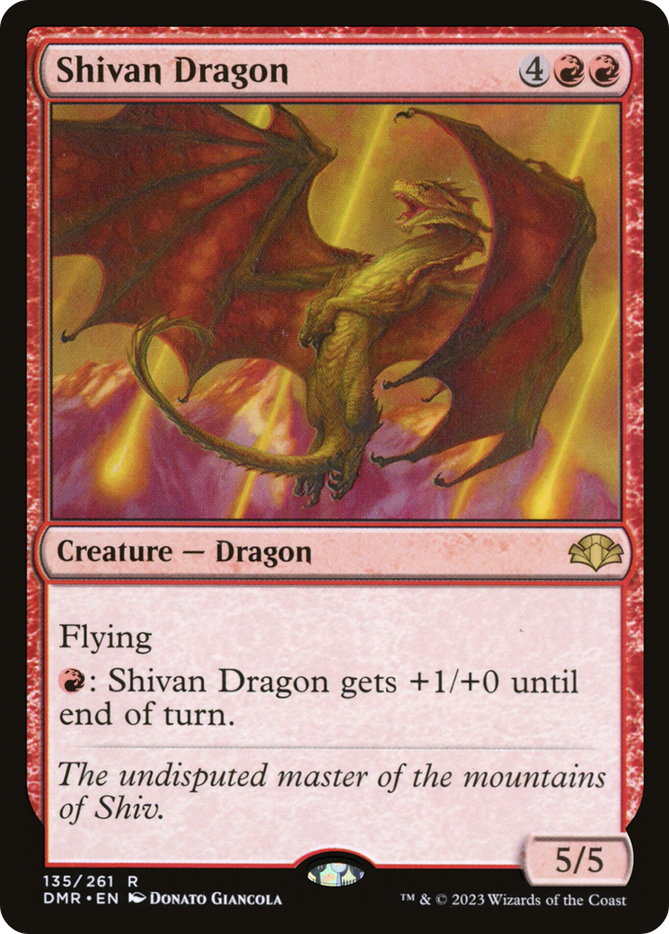 Dragon de Shivan [Dominaria remasterisée]