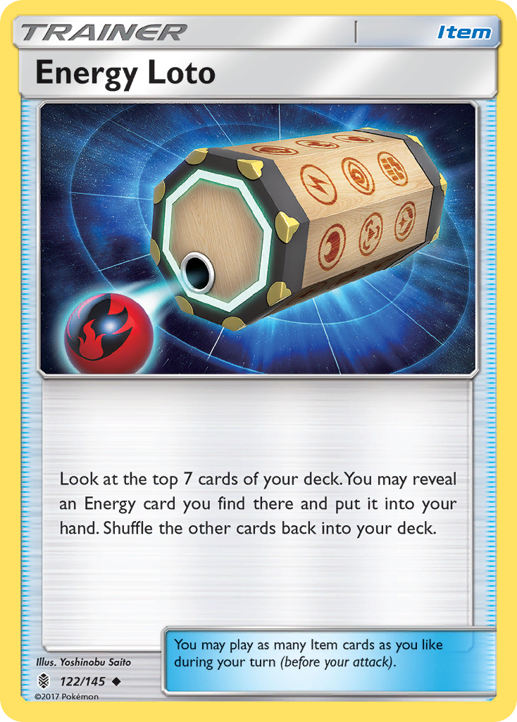 Loto Énergie (122/145) [Soleil et Lune : Gardiens Ascendants]