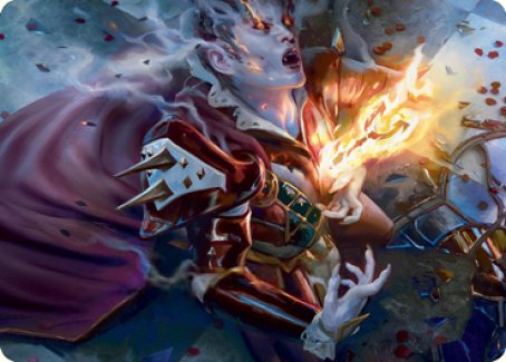 Éclair béni des flammes (Carte artistique) [Innistrad : Noce écarlate - Série artistique]