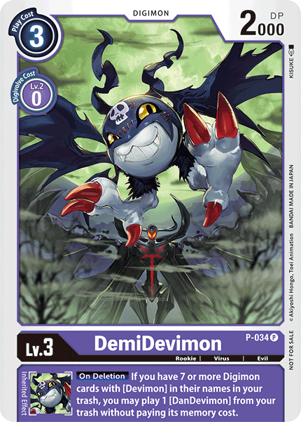 DemiDevimon [P-034] [Cartas promocionales]