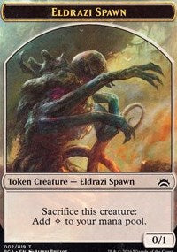 Engendro Eldrazi (002) // Ficha de dos caras de Eldrazi [Planechase Anthology Tokens]
