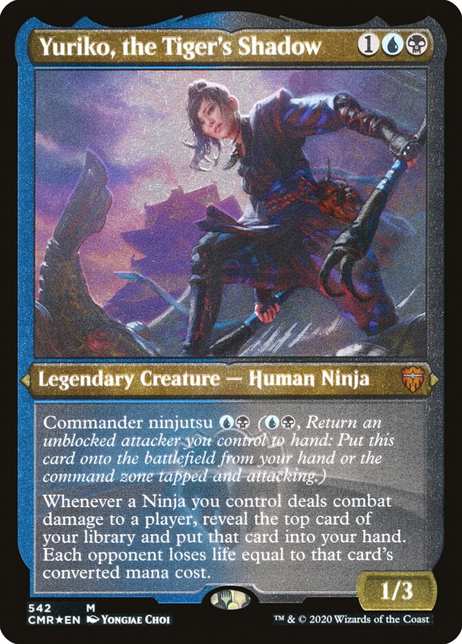 Yuriko, Sombra de Tigre (Grabada al aguafuerte) [Commander Legends]