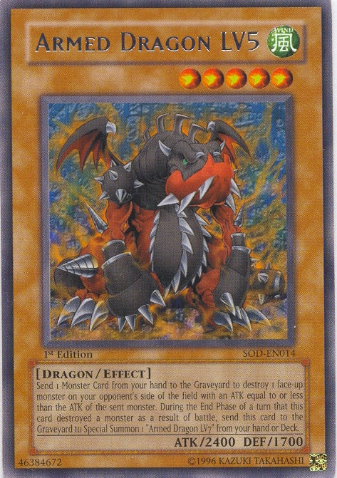 Dragon armé LV5 [SOD-EN014] Rare