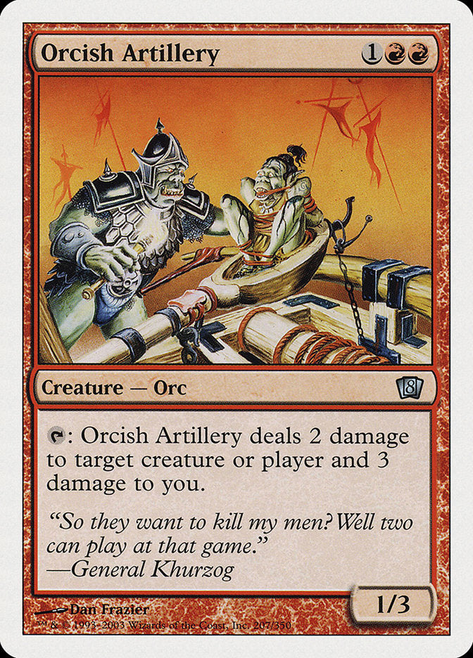 Artillerie orque [Huitième édition]