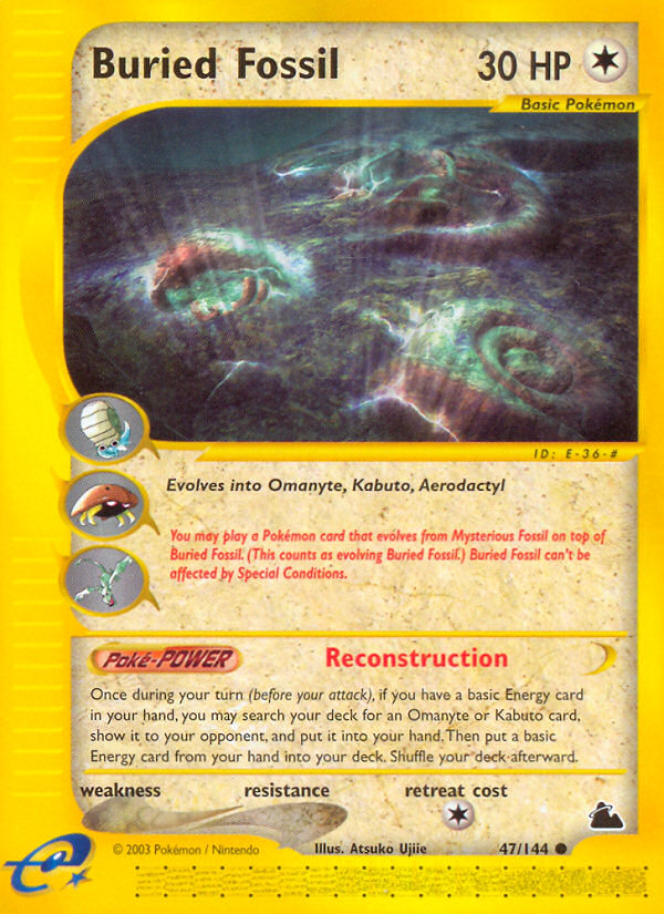 Fósil Enterrado (47/144) [Skyridge]