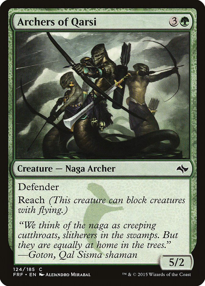 Archers de Qarsi [Destin reforgé]