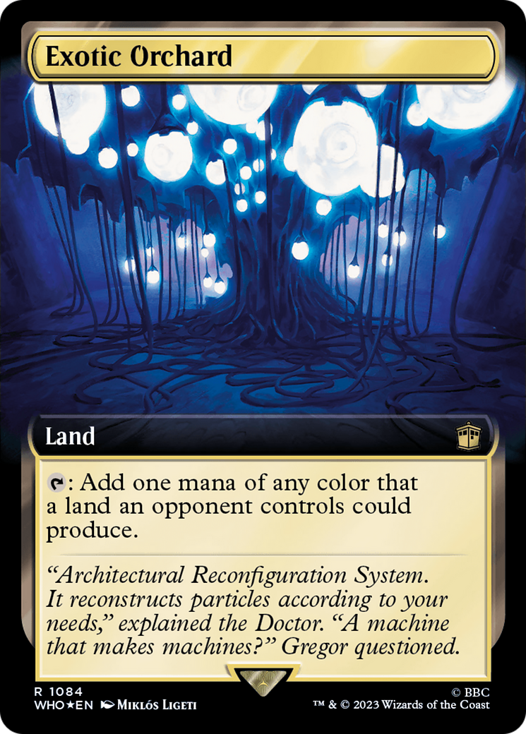 Verger exotique (Extended Art) (Surge Foil) [Doctor Who]