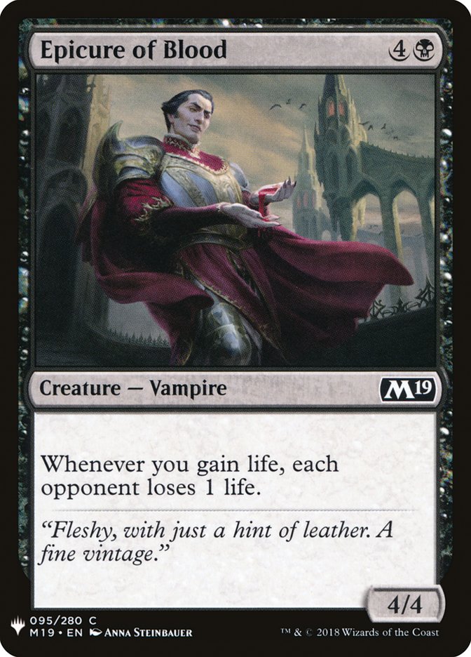Épicurien du sang [Mystery Booster]
