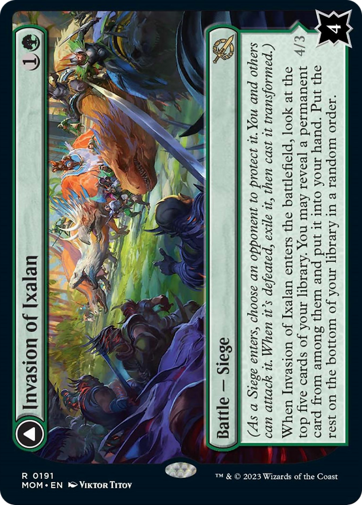 Invasión de Ixalan // Regissauro Beligerante [Marcha de las Máquinas]