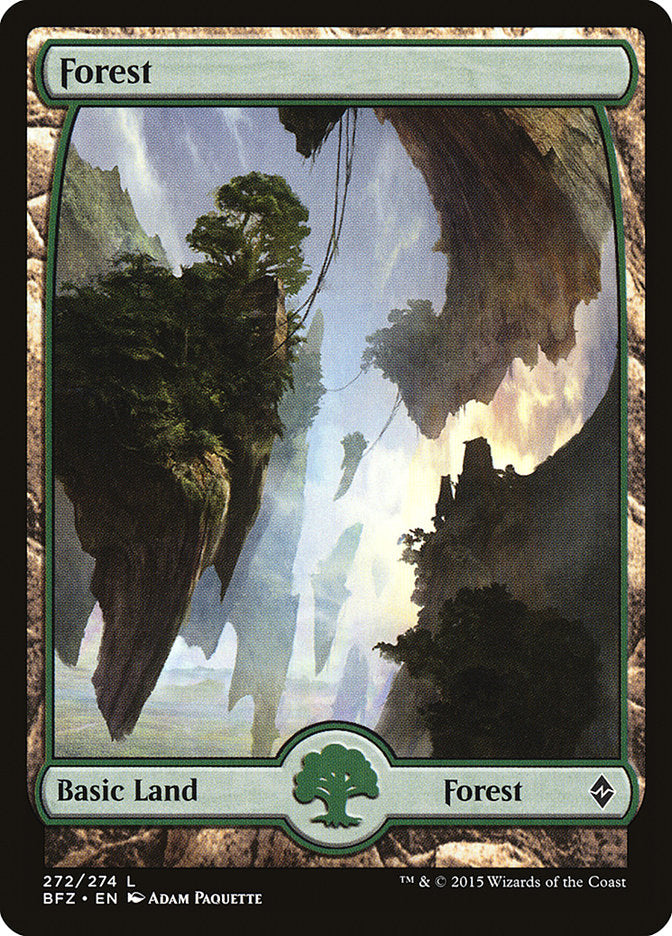 Bosque (272) (Arte Completo) [Batalla por Zendikar]