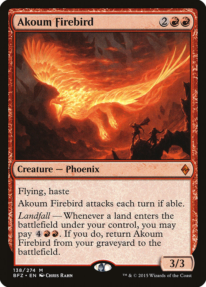 Akoum Firebird [La batalla por Zendikar]