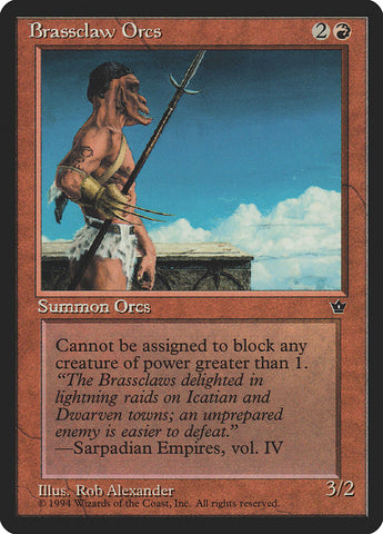 Orcos Garra de Bronce (Rob Alexander - Texto de ambientación de Imperios Sarpadianos) [Fallen Empires]