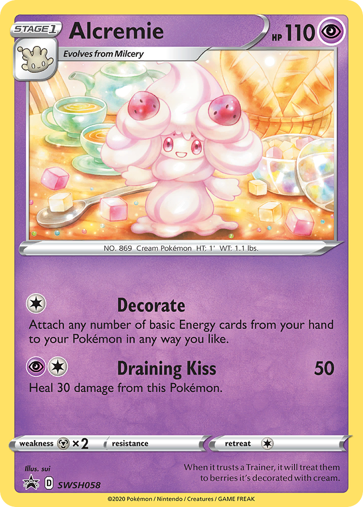 Alcremie (SWSH058) [Épée et Bouclier : Cartes promo Black Star]