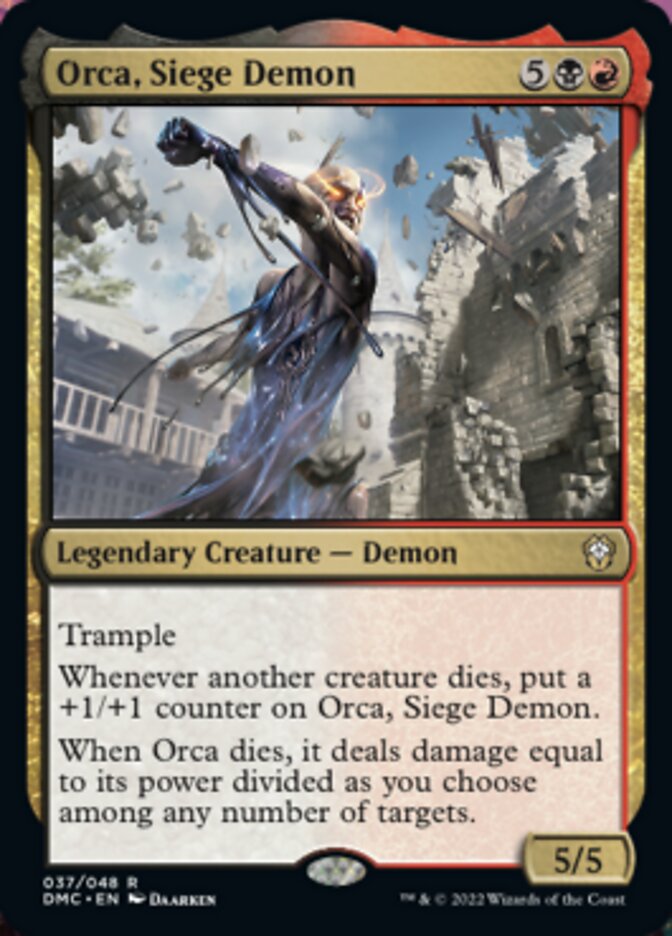 Orca, Démone de siège [Dominaria Uni Commander]