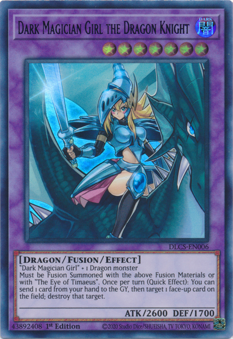 Magicienne des Ténèbres la Chevaleresse Dragon (Violette) [DLCS-EN006] Ultra Rare