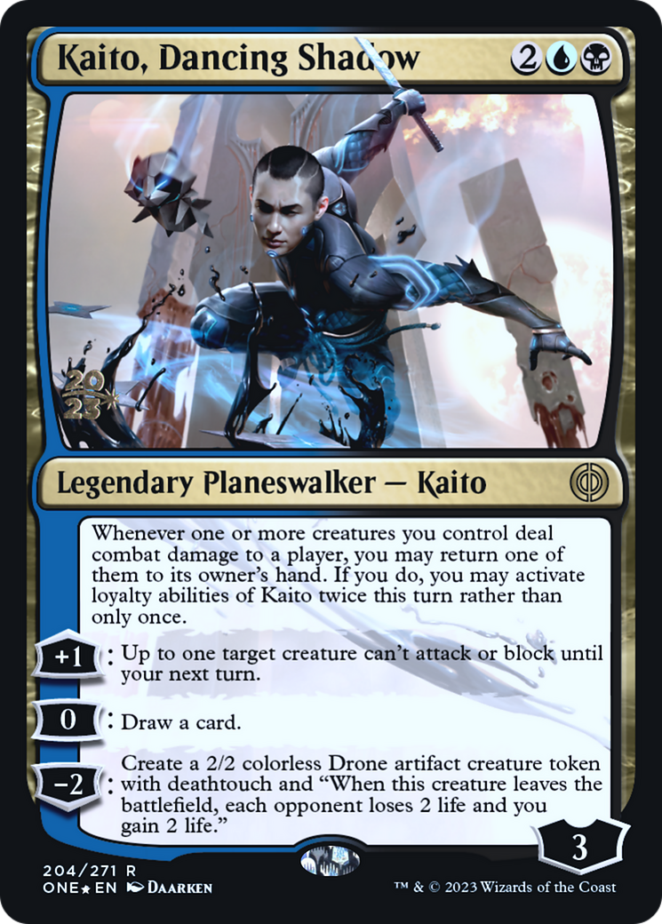 Kaito, ombre dansante [Phyrexia : Tous seront Un promos d'avant-première]