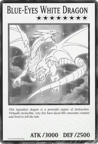 Dragon Blanc aux Yeux Bleus (Géant) Commune