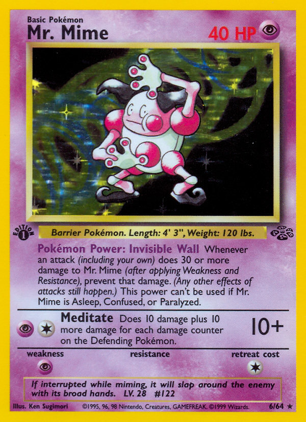 Mr. Mime (6/64) [Jungla Primera Edición]