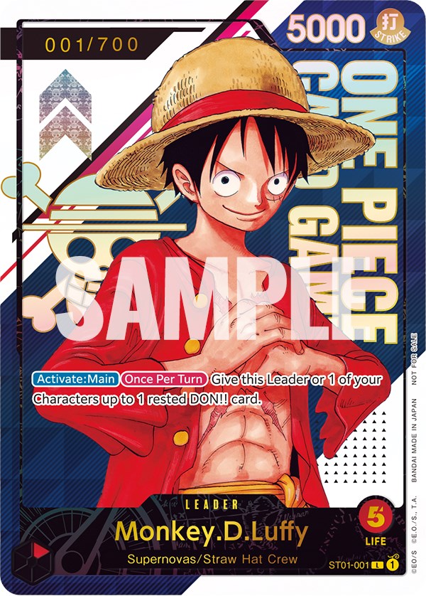 Monkey.D.Luffy (Número de serie) [Cartas promocionales de One Piece]