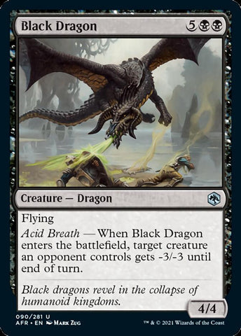 Dragón Negro [Magic: The Gathering – Aventuras en Forgotten Realms]