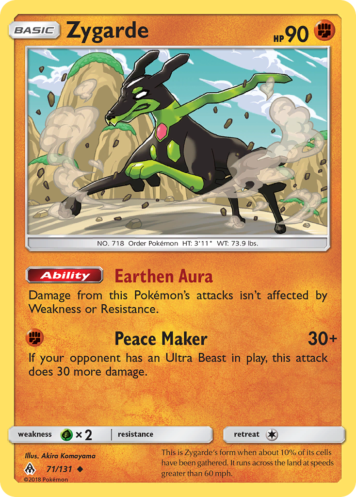 Zygarde (71/131) [Soleil et Lune : Lumière Interdite]