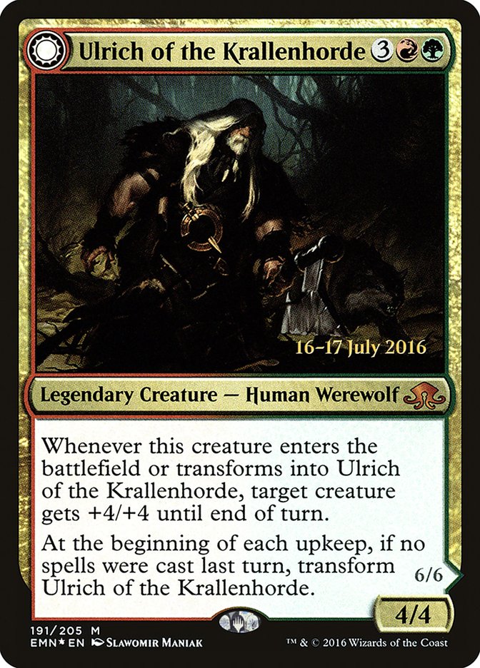 Ulrich de la Horde des krells // Ulrich, Alpha incontesté [Cartes promos d'avant-première Lunes Blêmes]