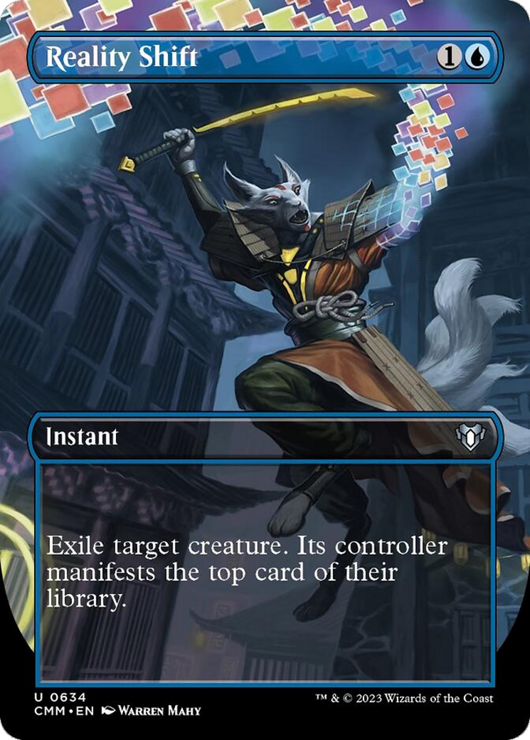 Changement de réalité (Illustration alternative sans bordure) [Commander Masters]