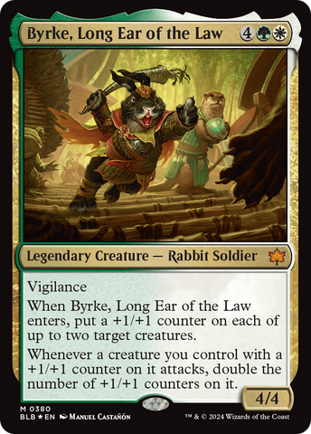 Byrke, Longue Oreille de la Loi [Bloomburrow]