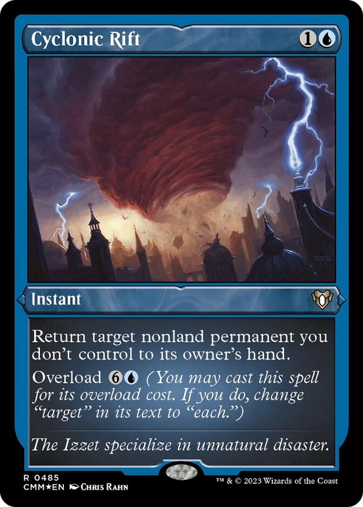 Faille cyclonique (gravé foil) [Masters du commandant]