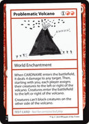 Volcan problématique (Édition 2021) [Cartes de test Mystical Booster]