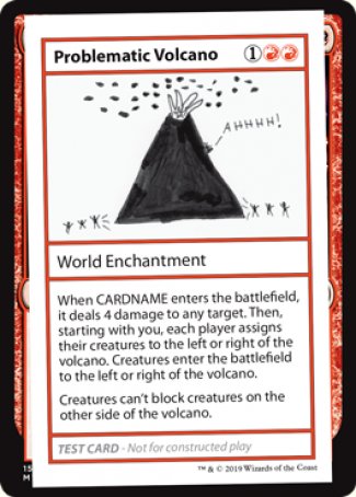 Volcan problématique (Édition 2021) [Cartes de test Mystical Booster]